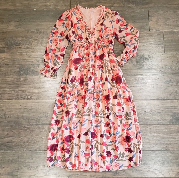 Cupshe Dresses & Skirts - CUPSHE Floral Maxi Dress Size Medium